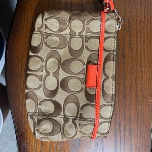 Coach wristlet